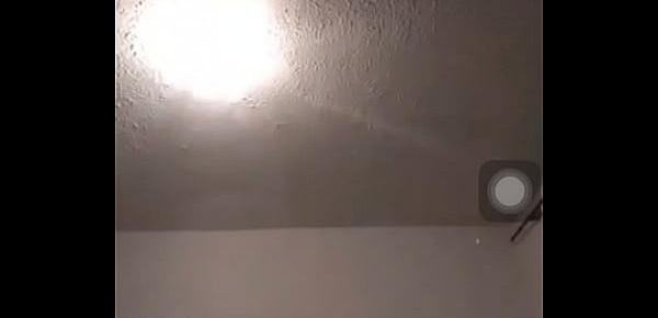  Naty Hotter se graba en Periscope mientras hace webcam show
